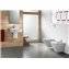 Lavabo semipedestal pergam&oacute;n Hall 65x49,5cm Roca