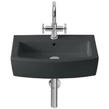Lavabo mural graphit Hall 55x48,5cm Roca