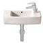 Lavabo mural pergam&oacute;n Hall 50x25cm Roca