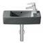 Lavabo mural graphit Hall 50x25cm Roca