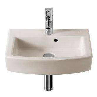 Lavabo mural pergam&oacute;n Hall 45x38cm Roca