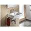 Lavabo mural graphit Hall 45x38cm Roca