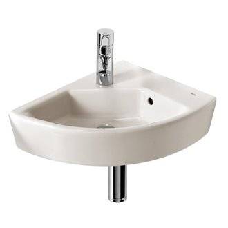Lavabo mural pergam&oacute;n Hall 35x43cm dcha Roca