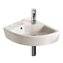 Lavabo mural pergam&oacute;n Hall 35x43cm izda Roca