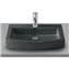 Lavabo sobrencimera sin orificio graphit Hall Roca