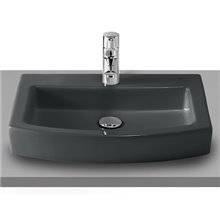 Lavabo sobrencimera con orificio graphit Hall Roca