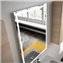 Mueble 101cm Blanco Brillo 2 cajones FUSSION CHROME SALGAR
