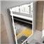 Mueble 101cm Blanco Brillo 3 cajones FUSSION CHROME SALGAR