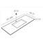 Lavabo encimera a medida SELENE Resigres