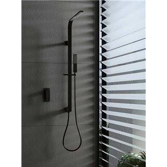 Kit de ducha empotrado negro Imex Bahamas