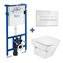 Pack inodoro suspendido HALL DUPLO ROCA