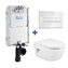 Pack inodoro suspendido MERIDIAN BASIC ROCA