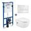 Pack inodoro suspendido MERIDIAN DUPLO ROCA