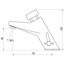 Grifo lavabo PRESTO 105 LM