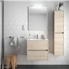 Mueble 71cm Roble Caledonia de 2 cajones SALGAR NOJA