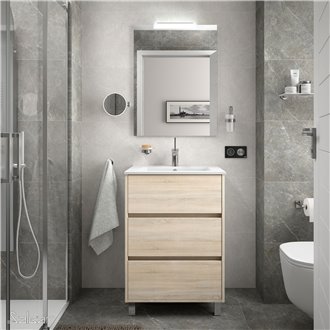 Mueble 61cm Roble Caledonia 3 cajones SALGAR ARENYS