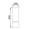Mueble 81cm Blanco SALGAR ALMAGRO