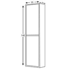 Mueble columna blanco brillo Florencia TEGLER