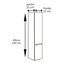 Mueble columna roble sinatra TEGLER