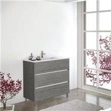 Mueble con lavabo Roble Smoky Imperia TEGLER