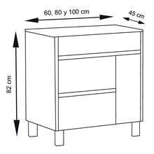 Mueble con lavabo Roble Evasión Caprera TEGLER