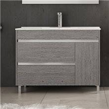 Mueble con lavabo Roble Smoky Caprera TEGLER