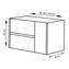 Mueble con lavabo Crema &Iacute;taca TEGLER
