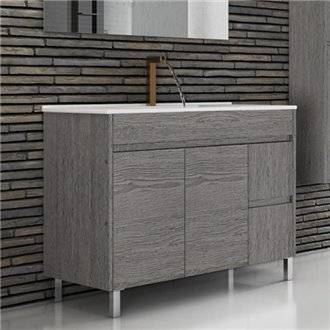 Mueble con lavabo Roble Smoky &Iacute;squia TEGLER