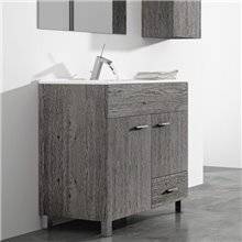 Mueble con lavabo Roble Smoky Samos TEGLER