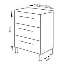 Mueble con lavabo Roble Sinatra Ribera TEGLER