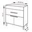 Mueble con lavabo Roble Sinatra Bah&iacute;a TEGLER