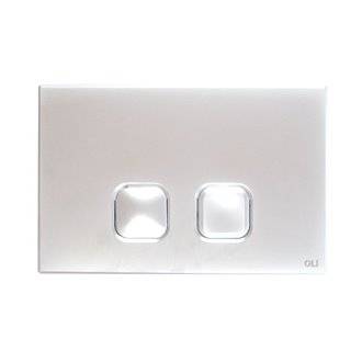 Placa pulsadora Plain cromo mate OLI