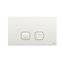 Placa pulsadora Plain blanco OLI