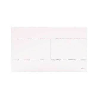 Placa pulsadora Slim blanco OLI