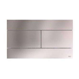 Placa pulsadora Slim cromo brillo OLI