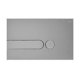 Placa pulsadora iPlate cromo mate OLI