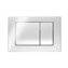 Placa pulsadora Metal Dual cromo brillo OLI