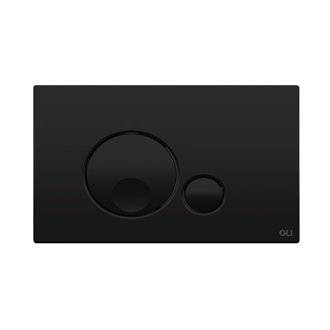 Placa pulsadora Globe soft touch negro OLI