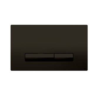 Placa pulsadora Glam soft touch negro OLI