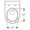 Inodoro suspendido Geberit iCon Rimfree