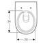Inodoro suspendido Geberit iCon Smyle Rimfree