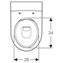Inodoro a suelo Geberit iCon Rimfree