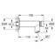 Grifo de lavabo mural temporizado Grohe Euroeco Cosmopolitan T