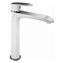 Grifo de lavabo blanco alto Dann 