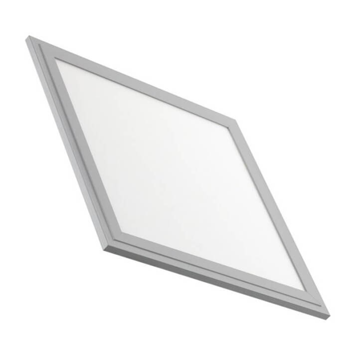 Panel LED ultrafino 30x30 cuadrado 1500lm plata