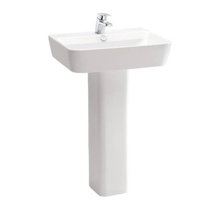 Lavabo con pedestal Emma Square 50x35cm GALA