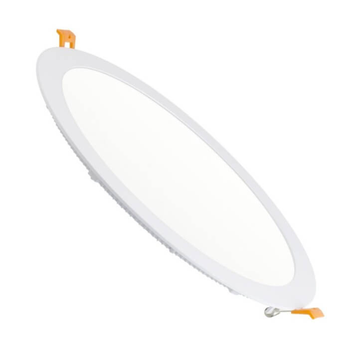 Placa LED circular ultrafina &Oslash;30x2cm 24W
