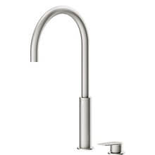 Grifo lavabo acero alto monomando en batería PROJECT-TRES
