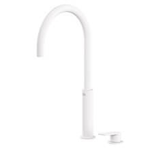 Grifo lavabo blanco alto monomando en batería PROJECT-TRES
