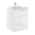 Mueble 3 cajones blanco 60cm Victoria Basic Roca